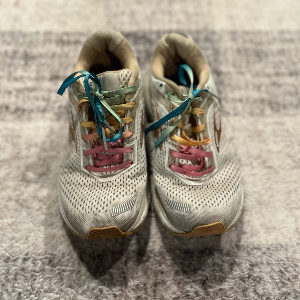 Womens Brooks Ghost 12 - Rainbow Sprinkles - 8.5